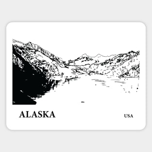 Alaska USA Magnet